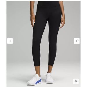 Lululemon Fast and Free High-Rise Tight 25" Black Size 16